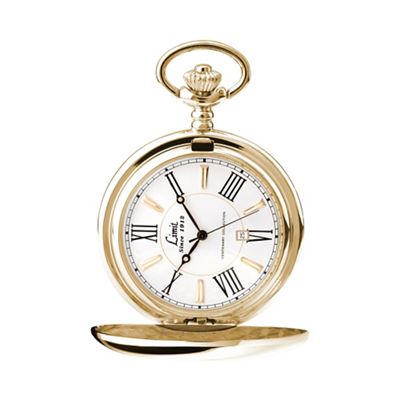 Men's Centenary collection gold plated full hunter pocket watch 5893.9